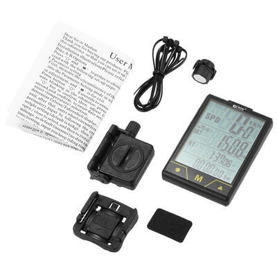 BOGEER Bike Computer Wireless Wired Bicycle Speedometer Odometer Temperature Backlight Water Resistant for Cycling Riding Multi
BOGEER Bike Computer Wireless Wired Bicycle Speedometer Odometer Temperature Backlight Water Resistant for Cycling Riding Multi