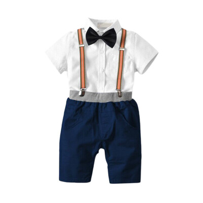 Baby Clothes Set 2018 New Children Bow Tie Gentleman Four-Piece Set StrapShortsShirtBow Tie Suit Baby Boys Clothing 1-6Y
Baby Clothes Set 2018 New Children Bow Tie Gentleman Four-Piece Set StrapShortsShirtBow Tie Suit Baby Boys Clothing 1-6Y