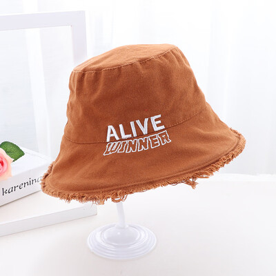 Korean version of the new woolly denim fisherman hat solid-colored letter womens hat casual flat top basin hat big edge sun hat
Korean version of the new woolly denim fisherman hat solid-colored letter womens hat casual flat top basin hat big edge sun hat