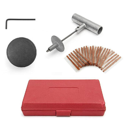 Tire Repair Kit 35pcs Tire Repair Set Universal to Fix Punctures&Plug Patch Flat Tubeless Car Truck Motorcycle
Tire Repair Kit 35pcs Tire Repair Set Universal to Fix Punctures&Plug Patch Flat Tubeless Car Truck Motorcycle