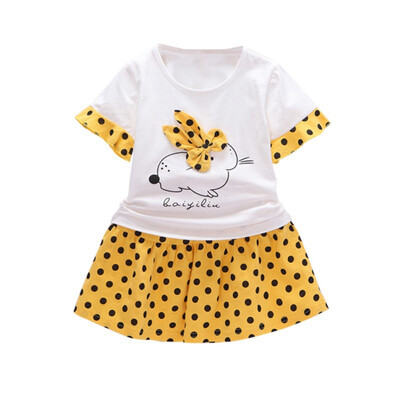 Baby Girls Clothes Casual Summer Cartoon Rabbit Printed Tops Blouse Short Skirts Suits Toddler Costume Set
Baby Girls Clothes Casual Summer Cartoon Rabbit Printed Tops Blouse Short Skirts Suits Toddler Costume Set