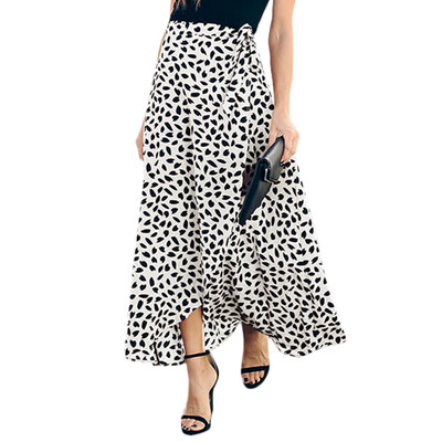 Womens skirt Long Skirt Women Retro Wave Dot Printed Skirts Ladies Autumn Summer Slit Skirts Female faldas mujer moda
Womens skirt Long Skirt Women Retro Wave Dot Printed Skirts Ladies Autumn Summer Slit Skirts Female faldas mujer moda