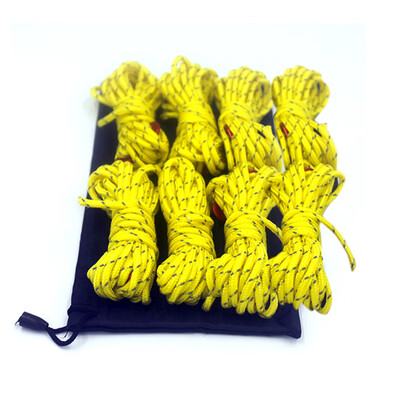 8PCS Wind Rope Buckle Storage Bag 4MM High Quality Portable Reflective Practical Camping Mountaineering Horse Riding Rope
8PCS Wind Rope Buckle Storage Bag 4MM High Quality Portable Reflective Practical Camping Mountaineering Horse Riding Rope