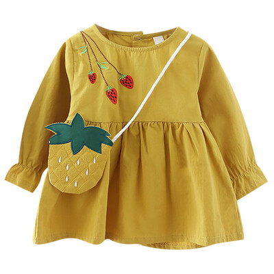 New Autumn Casual Baby Girls Strawberry Print Long Sleeve Dress Kids Toddler Pageant Dresses
New Autumn Casual Baby Girls Strawberry Print Long Sleeve Dress Kids Toddler Pageant Dresses