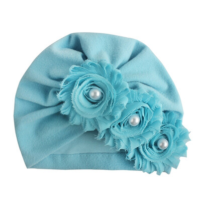 Hot Sale Summer New Cute Baby Girl Hat Comfortable Breathable Solid Color With Flower Pearl Candy Color Turban Elastic Cap
Hot Sale Summer New Cute Baby Girl Hat Comfortable Breathable Solid Color With Flower Pearl Candy Color Turban Elastic Cap