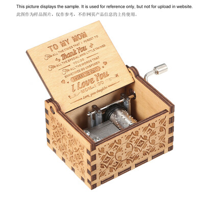 Wood Music Box Mini Vintage Engraved Hand-Operated Musical Box Birthday Christmas Valentines Day Exquisite Gift
Wood Music Box Mini Vintage Engraved Hand-Operated Musical Box Birthday Christmas Valentines Day Exquisite Gift
