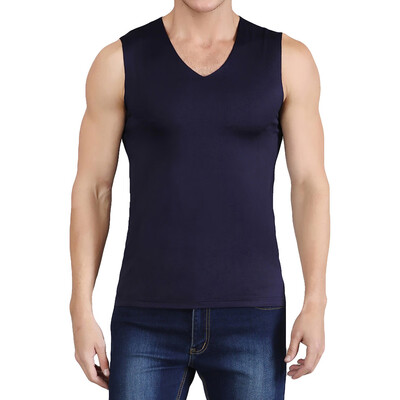 Toponeto Mens Summer Ice Silk Traceless Thin Breathable Pure Color V-neck Sleeveless Top
Toponeto Mens Summer Ice Silk Traceless Thin Breathable Pure Color V-neck Sleeveless Top
