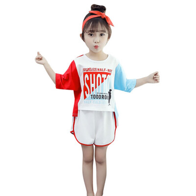 2Pcs Kids Girls Summer Short Sleeve T-Shirt Round Collar Casual TopsLoose Hip-Hop Print Shorts
2Pcs Kids Girls Summer Short Sleeve T-Shirt Round Collar Casual TopsLoose Hip-Hop Print Shorts