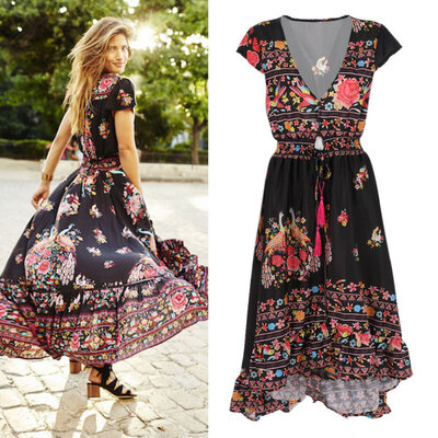 Girls Summer Floral Boho Sundress Vintage Long Maxi Evening Party Beach Dress Hot Selling
Girls Summer Floral Boho Sundress Vintage Long Maxi Evening Party Beach Dress Hot Selling