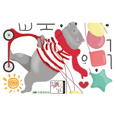 6090cm DIY Cartoon Wall Decor Sticker Self-Adhesive Waterproof Non-toxic PVC Decal Murals Art For Kids Bedroom Nursery Room
6090cm DIY Cartoon Wall Decor Sticker Self-Adhesive Waterproof Non-toxic PVC Decal Murals Art For Kids Bedroom Nursery Room