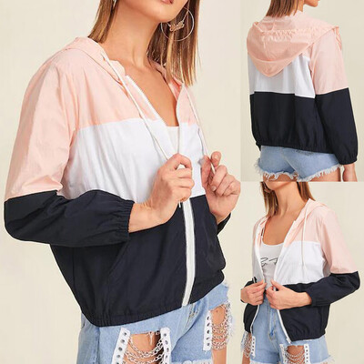 Toponeto Womens Cut And Sew Drawstring Hooded Windbreaker Jacket Coat Outwear Overcoat
Toponeto Womens Cut And Sew Drawstring Hooded Windbreaker Jacket Coat Outwear Overcoat