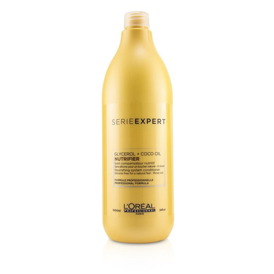 LOREAL - Professionnel Serie Expert - Nutrifier Glycerol Coco Oil Nourishing System Silicone-Free Conditioner 1000ml34oz
LOREAL - Professionnel Serie Expert - Nutrifier Glycerol Coco Oil Nourishing System Silicone-Free Conditioner 1000ml34oz