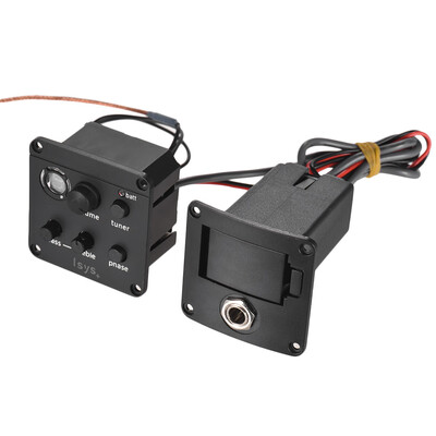 2-band EQ Acoustic Guitar Piezo Pickup System Preamp with Tuning Function LED Display
2-band EQ Acoustic Guitar Piezo Pickup System Preamp with Tuning Function LED Display