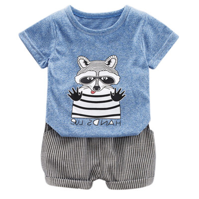 Summer Baby Boy Clothes Animal Cartoon New Clothing Set Short Sleeve Cartoon Animal Print T-shirt TopsShorts Costume Set
Summer Baby Boy Clothes Animal Cartoon New Clothing Set Short Sleeve Cartoon Animal Print T-shirt TopsShorts Costume Set
