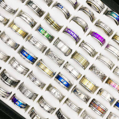 Mix Styles Men Women Fashion Stainless Steel Jewelry Rings Gifts WholesaleSize Random
Mix Styles Men Women Fashion Stainless Steel Jewelry Rings Gifts WholesaleSize Random