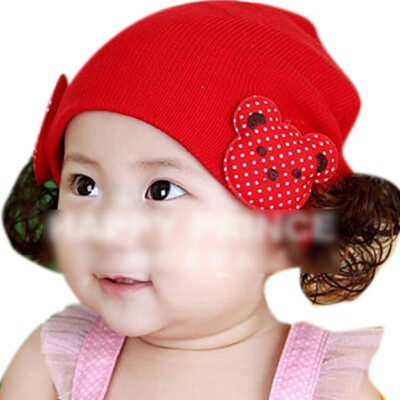 Winter New Girls Hat Fashion Cute Wig Flower Hair Children Baby Kids Cap Floral Warm Knitted Earmuff Wig Caps Baby Accessories
Winter New Girls Hat Fashion Cute Wig Flower Hair Children Baby Kids Cap Floral Warm Knitted Earmuff Wig Caps Baby Accessories