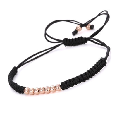 Trendy Brand Bracelet Macrame Jewelry Copper Beads Braided Strand Woven Charm Bracelets & Bangles
Trendy Brand Bracelet Macrame Jewelry Copper Beads Braided Strand Woven Charm Bracelets & Bangles