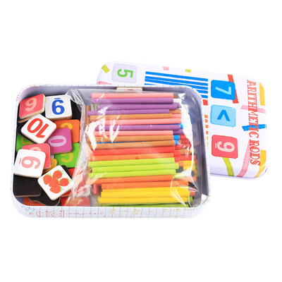 Baby Toys Educational Arithmetic Rods Math Toys Iron Box Counting Stick Wooden Toys Child Gift
Baby Toys Educational Arithmetic Rods Math Toys Iron Box Counting Stick Wooden Toys Child Gift