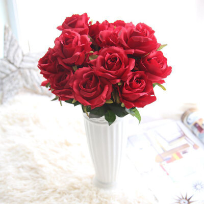 Gobestart Artificial Fake Silk Roses Flower Bridal Bouquet Wedding Party Home Decor Red
Gobestart Artificial Fake Silk Roses Flower Bridal Bouquet Wedding Party Home Decor Red