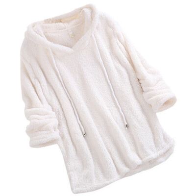 Womens Double-faced Velvet Hoodies Solid Color Fashion Concise Casual Long Sleeve Hoodies Coat Sweatshirt
Womens Double-faced Velvet Hoodies Solid Color Fashion Concise Casual Long Sleeve Hoodies Coat Sweatshirt