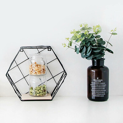 Gobestart Iron Hexagonal Grid Wall Shelf Combination Hanging Geometric Figure Decoration
Gobestart Iron Hexagonal Grid Wall Shelf Combination Hanging Geometric Figure Decoration