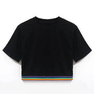 ROPALIA 2019 Rainbow Cactus T shirt Women Casual Summer T-shirts Cotton tops Vintage Black White T-shirt Womens Clothing Moletom
ROPALIA 2019 Rainbow Cactus T shirt Women Casual Summer T-shirts Cotton tops Vintage Black White T-shirt Womens Clothing Moletom