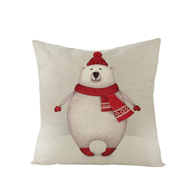 JPGIF Christmas Linen Pillowcase Cartoon Printed Sofa Pillowcase Bedside Office
JPGIF Christmas Linen Pillowcase Cartoon Printed Sofa Pillowcase Bedside Office