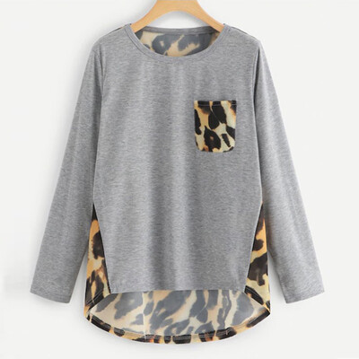 Tailored Womens Leopard Print O Neck Blouse Casual Long Sleeve T Shirt Tops With Pocket
Tailored Womens Leopard Print O Neck Blouse Casual Long Sleeve T Shirt Tops With Pocket