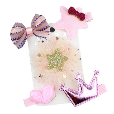 5Pcs Girls Princess Barrettes Hair Accessories Kid Hair Clips Cute Cartoon Bow Design Children Hairpins
5Pcs Girls Princess Barrettes Hair Accessories Kid Hair Clips Cute Cartoon Bow Design Children Hairpins