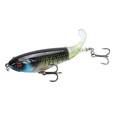 Fishing Lure Whopper Popper Topwater Artificial Hard Bait 3D Eyes Plopper With Soft Rotating Tail Fishing Tackle
Fishing Lure Whopper Popper Topwater Artificial Hard Bait 3D Eyes Plopper With Soft Rotating Tail Fishing Tackle