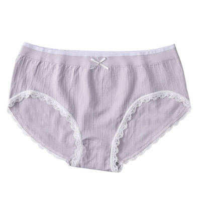 Panties Women Fashion New Solid Color Stitching Color Lace Briefs Japanese Bow Briefs Female
Panties Women Fashion New Solid Color Stitching Color Lace Briefs Japanese Bow Briefs Female