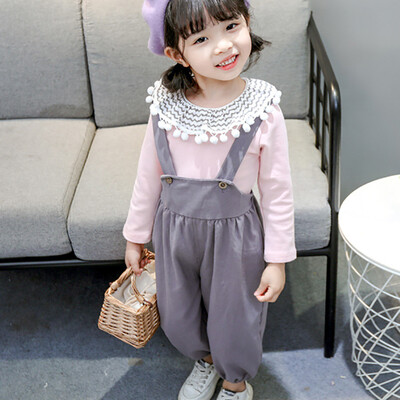 Baby Girl Clothes 0-3T Lovely Toddler Girl Long-sleeved Girls Sets Simple Casual Top Bib Overalls 2 Pieces Childrens Sets
Baby Girl Clothes 0-3T Lovely Toddler Girl Long-sleeved Girls Sets Simple Casual Top Bib Overalls 2 Pieces Childrens Sets