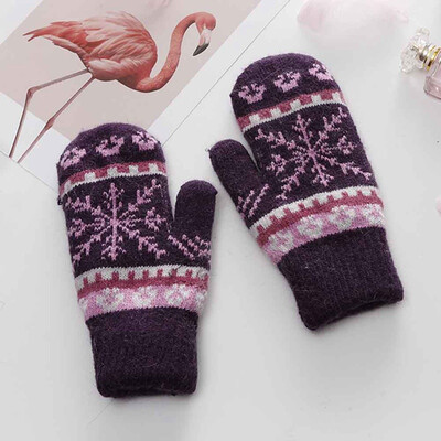 Vintage Christmas Snowflake Knitted Gloves Women Girls Winter Warm Xmas Mittens
Vintage Christmas Snowflake Knitted Gloves Women Girls Winter Warm Xmas Mittens