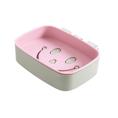 Gobestart Smile Face Wall-Mounted Soap Holder Bathroom Storage Box Drain Soap Dish Sucker
Gobestart Smile Face Wall-Mounted Soap Holder Bathroom Storage Box Drain Soap Dish Sucker