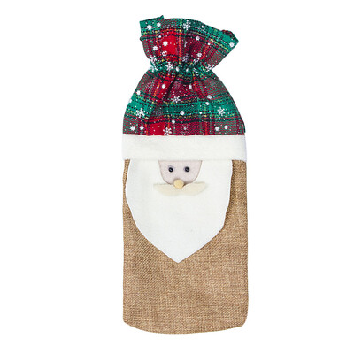 Toponeto Red Wine Bottle Cover Bags Snowman Santa Claus Christmas Decoration Sequins Xmas
Toponeto Red Wine Bottle Cover Bags Snowman Santa Claus Christmas Decoration Sequins Xmas