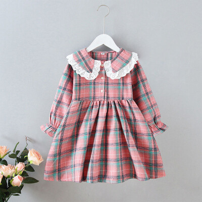 2019 Autumn Baby Girl Dress Cute Girls Long Sleeve Plaid Dress Kids Dresses For Girls Princess Pageant Dress childrens Clothes
2019 Autumn Baby Girl Dress Cute Girls Long Sleeve Plaid Dress Kids Dresses For Girls Princess Pageant Dress childrens Clothes