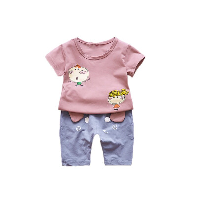 Baby boys girls summer cotton sets infant baby Girl vest short sleeve T-Shirts striped pants suit kids 2pcs
Baby boys girls summer cotton sets infant baby Girl vest short sleeve T-Shirts striped pants suit kids 2pcs
