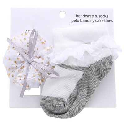 Newborn baby girl socks hair band 2PCS fashion crown flower cotton baby girl socks birthday cute baby girl socks set
Newborn baby girl socks hair band 2PCS fashion crown flower cotton baby girl socks birthday cute baby girl socks set