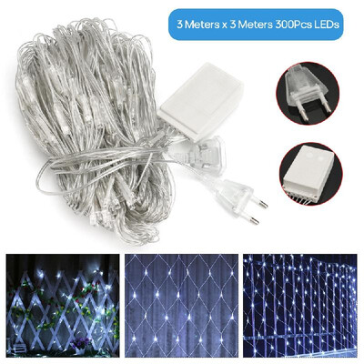 Led Net Mesh Fairy String Lights 300 LEDs Decorative Lights Plug Powered for Christmas Wedding Party Home Garden Decoration
Led Net Mesh Fairy String Lights 300 LEDs Decorative Lights Plug Powered for Christmas Wedding Party Home Garden Decoration