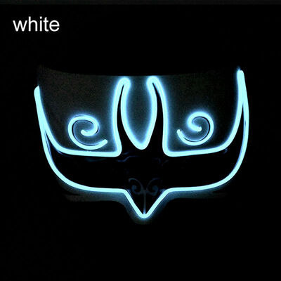 EL Wire LCold Light Mask Upper Face Covered Battery Powered Glowing Cosplay Costume for Halloween Party Supplies Christmas
EL Wire LCold Light Mask Upper Face Covered Battery Powered Glowing Cosplay Costume for Halloween Party Supplies Christmas