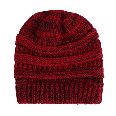 Fashion Women Knitted Beanies Tail Hat Dome High Bun Ponytail Winter Warm Cap Skullies Headwear
Fashion Women Knitted Beanies Tail Hat Dome High Bun Ponytail Winter Warm Cap Skullies Headwear