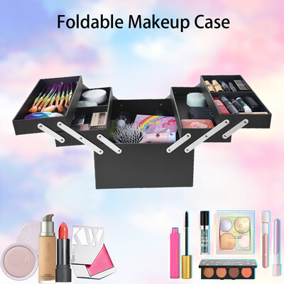 Siaonvr 3 Layer Makeup Train Case Organizer Bag With Shoulder Strap Adjustable Dividers
Siaonvr 3 Layer Makeup Train Case Organizer Bag With Shoulder Strap Adjustable Dividers