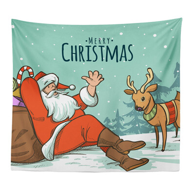 Toponeto Art Home Decor Hanging Tapestry Wall Christmas Textile Blanket Santa Claus
Toponeto Art Home Decor Hanging Tapestry Wall Christmas Textile Blanket Santa Claus