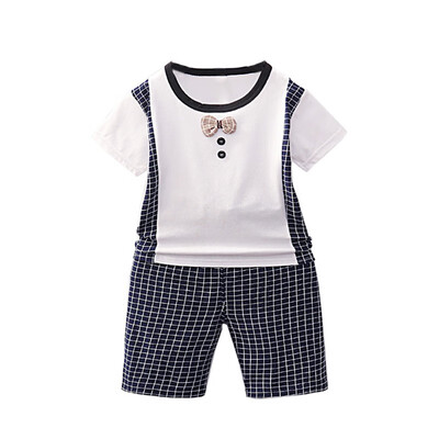 Summer Kids Boys Short Sleeve Bow Tie Tops Blouse T-shirtPlaid Shorts Children Casual Outfits Sets Children Clothing
Summer Kids Boys Short Sleeve Bow Tie Tops Blouse T-shirtPlaid Shorts Children Casual Outfits Sets Children Clothing