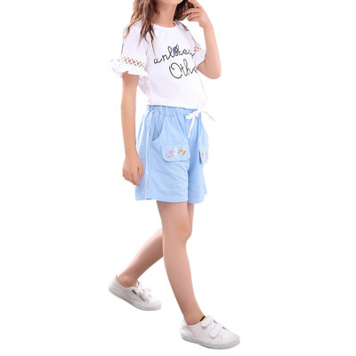 Baby Girls Clothes Sets 2019 Summer Letter Print Girl Short Sleeve Tops Shirts Shorts Casual Outfit Kids Childrens Clothing
Baby Girls Clothes Sets 2019 Summer Letter Print Girl Short Sleeve Tops Shirts Shorts Casual Outfit Kids Childrens Clothing