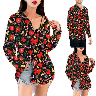 Tailored Couple Fashion New Style Casual Snowflakes Printed Christmas Shirt Top Blouse
Tailored Couple Fashion New Style Casual Snowflakes Printed Christmas Shirt Top Blouse