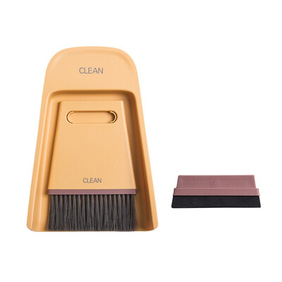 Mini Soft Bristle Cleaning Broom And Dustpan Set For Table Desk Countertop Computer Keyboard Car Pets