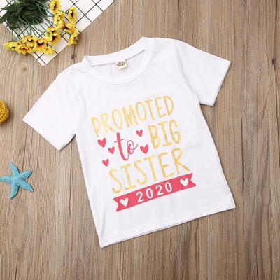 New 2020 Big Sisters Short Sleeve T-Shirts Little Girl Clothes Kids Girl White Letter Printed Tees Tops
New 2020 Big Sisters Short Sleeve T-Shirts Little Girl Clothes Kids Girl White Letter Printed Tees Tops