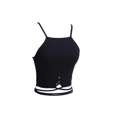 Sexy Lace Up Solid Short Tank Top Strappy Cross Wrap Boho Crop Top Women Summer Tops Cut Out Slim Cotton Solid Camisole
Sexy Lace Up Solid Short Tank Top Strappy Cross Wrap Boho Crop Top Women Summer Tops Cut Out Slim Cotton Solid Camisole