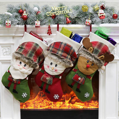 Christmas Stockings Santa Claus Snowman Elk Doll Gift Holder for Xmas Home Bar Shop Christmas Tree Decor Stocking for Kids Gift
Christmas Stockings Santa Claus Snowman Elk Doll Gift Holder for Xmas Home Bar Shop Christmas Tree Decor Stocking for Kids Gift